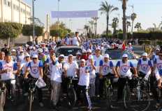 500 مشارك بماراثون دراجات مدينة السادات احتفالا بمرور 44 عام على إنشائها