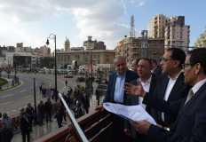 رئيس الوزراء يتفقد مشروع تطوير ميدان وسوق محطة مصر بالإسكندرية