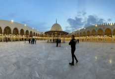 صور .. وزير الإسكان: مسجد عمرو بن العاص يستقبل رمضان في أبهى صورة بعد تطويره