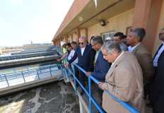 وزير الإسكان يتفقد محطات تنقية مياه الشرب بمدينة العاشر من رمضان
