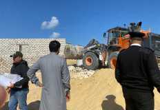 إزالة تعديات ومخالفات بناء في القاهرة العلمين وبرج العرب الجديدة