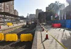 وزير النقل يتفقد مشروع  المرحلة الأولى من مترو الإسكندرية